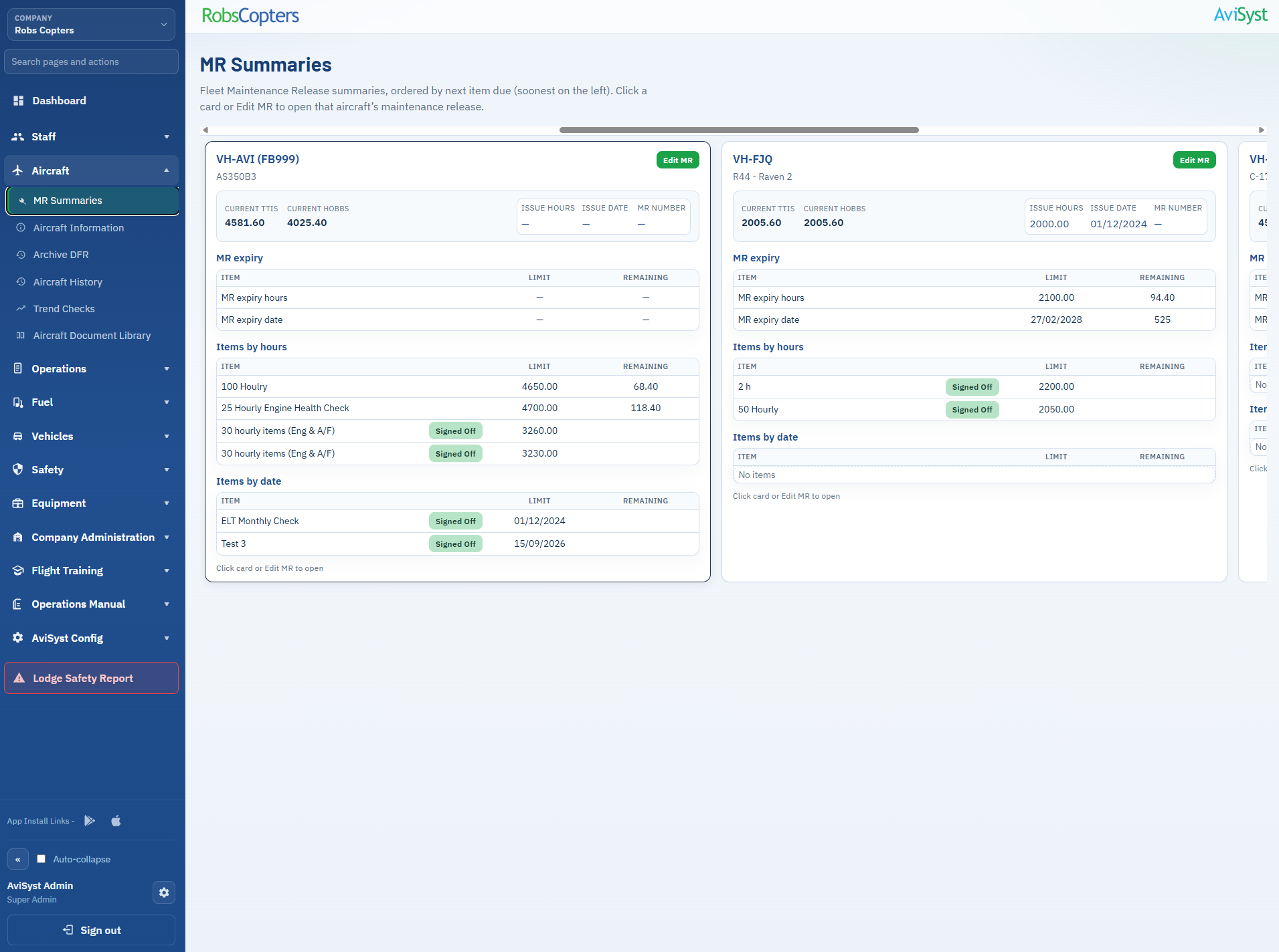 AviSyst website screenshot.